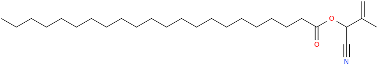 (1 cyano 2 methylprop 2 enyl) docosanoate